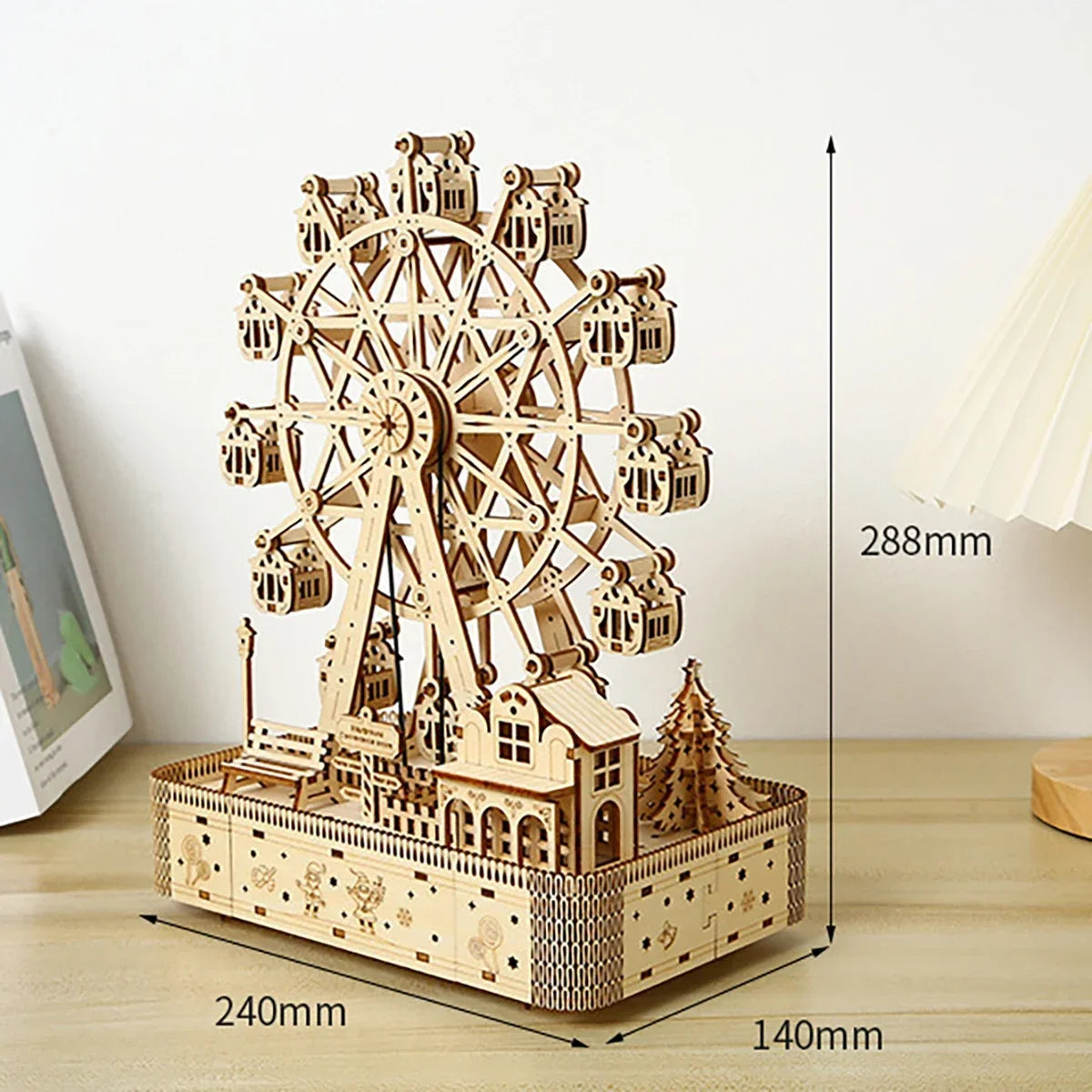 3D Puzzle Ferris Wheel Hands Craft  Instrument Assembly Building Model Kit Brain Teaser Puzzles Toy