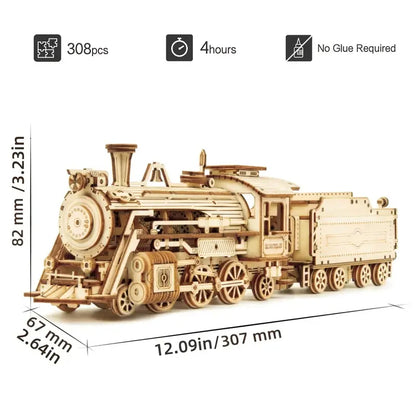 Locomotive 3D Puzzle Scale Model Model Kit Handcraft Gift,Home Decoration