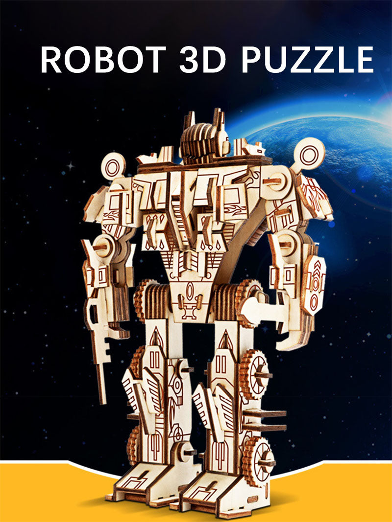 Robot 3D Stereo Stitch Puzzle Handmade Model Toys for Boys Adults Creative Gifts Home Decoration