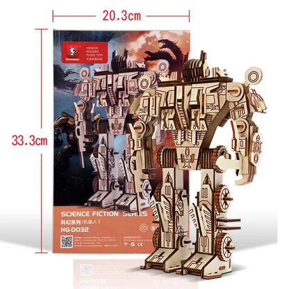 Robot 3D Stereo Stitch Puzzle Handmade Model Toys for Boys Adults Creative Gifts Home Decoration