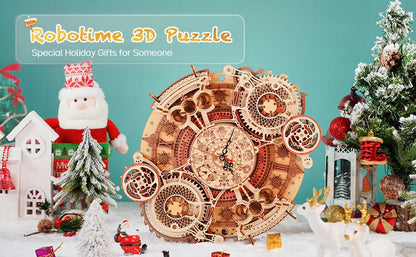 3D Puzzle Wooden Set Mechanical Building Kits Wooden Puzzle Game Children Gift Best Christmas Gift