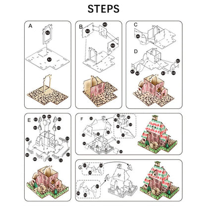 Robot 3D Stereo Stitch Puzzle Handmade Model Toys for Boys Adults Creative Gifts Home Decoration