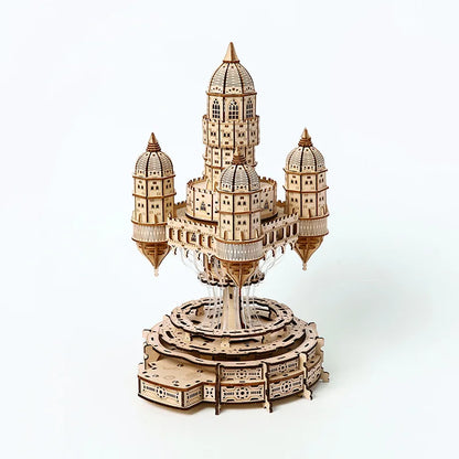 NEW 3D Puzzle Castle In the Sky Miniature Model Kits with Music  for Friends Birthday Gifts