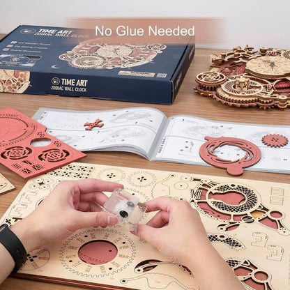 3D Puzzle Wooden Set Mechanical Building Kits Wooden Puzzle Game Children Gift Best Christmas Gift
