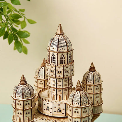 NEW 3D Puzzle Castle In the Sky Miniature Model Kits with Music  for Friends Birthday Gifts