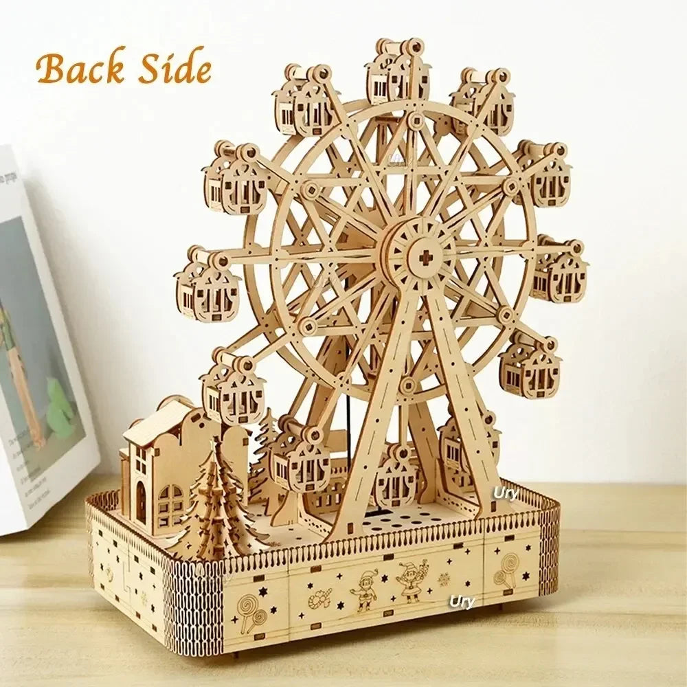 3D Puzzle Ferris Wheel Hands Craft  Instrument Assembly Building Model Kit Brain Teaser Puzzles Toy