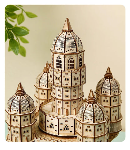 NEW 3D Puzzle Castle In the Sky Miniature Model Kits with Music  for Friends Birthday Gifts