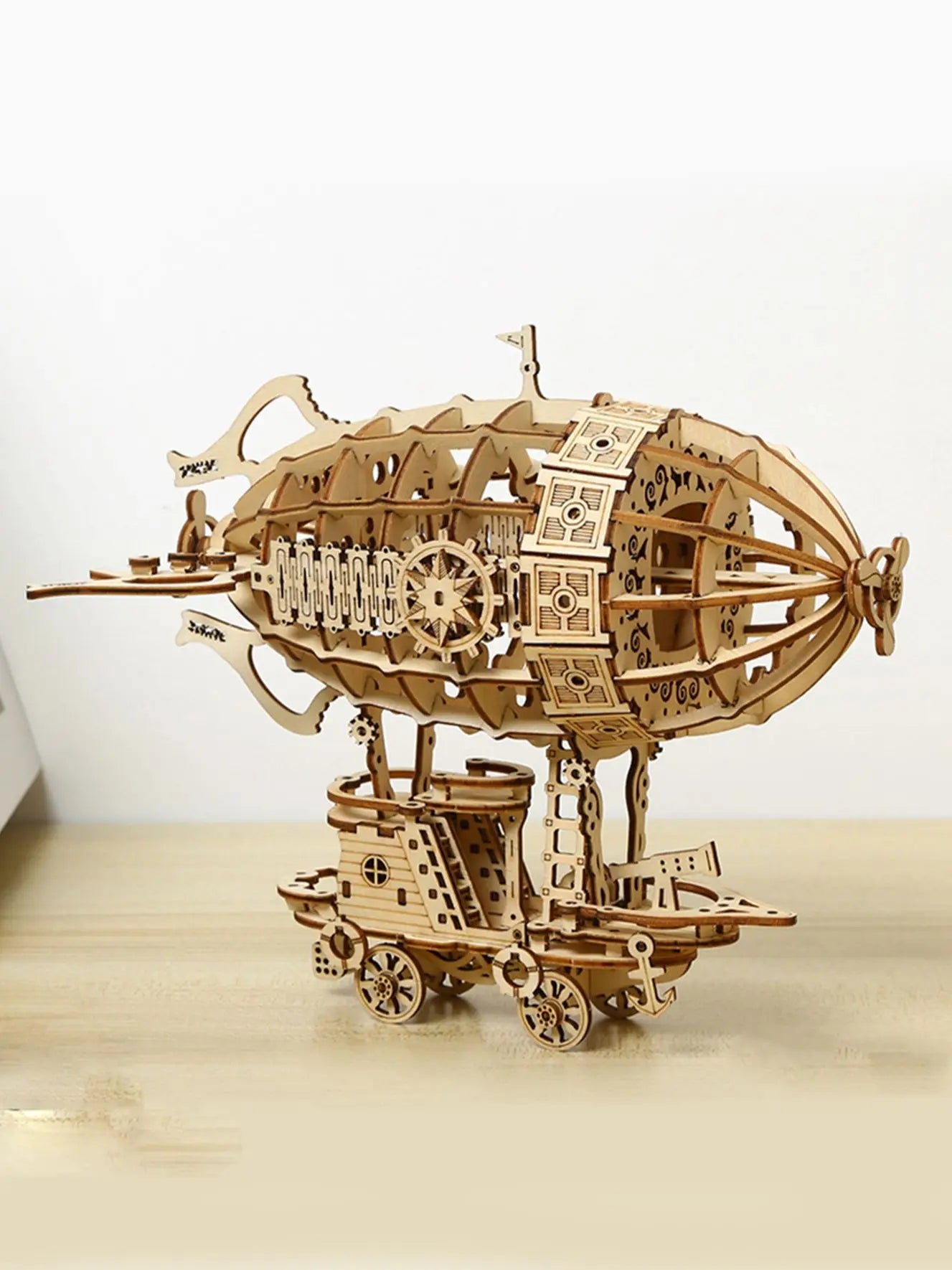 3D Wooden kits Puzzle Airship Model for Adults Model Building Kit  Brain Teaser for Adults to Build Hand Craft Mechanical
